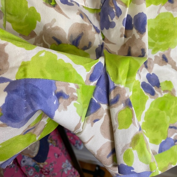 JCREW floral side zip shorts size 6 - Picture 3 of 6